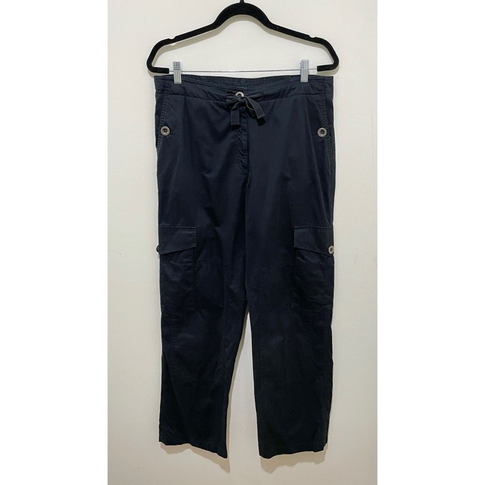 Chico's Women's Black Cargo Pants, Size 12